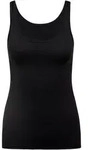 CALIDA Damen Top - Natural Comfort, Unterhemd, Tank Top, Jersey, einfarbig Schwarz L