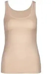 CALIDA Damen Top - Natural Comfort, Unterhemd, Tank Top, Jersey, einfarbig Nude L