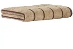 CAW&Ouml; Duschtuch - C Balance, 80x150 cm, Walkfrottier, Baumwolle, Streifen Sand