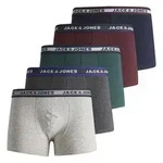 JACK&JONES Jungen Boxershorts, 5er Pack - JACOLIVER TRUNKS, Baumwoll-Stretch,