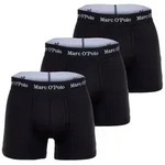 Marc O Polo Herren Boxer Shorts, 3er Pack - Boxer,Organic Cotton Stretch Schwarz / L