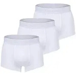 Marc O Polo Herren Boxer Shorts, 3er Pack - Trunks, Organic Cotton, Stretch Wei&szlig; / L