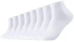 s.Oliver Unisex Socken, 8er Pack - Quarter, einfarbig Wei&szlig; 35-38