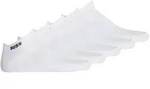 BOSS Herren Sneaker-Socken, 5er Pack - 5P AS Uni CC, kurz, Baumwoll-Mix, uni Wei&szlig;