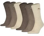 PUMA Unisex Sportsocken, 6 Paar - Tennissocken, Crew Sport Socken, einfarbig