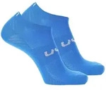 UYN Unisex Sneaker Socken, 2er Pack - Essentials Sneaker Socken, Logo, einfarbig Blau
