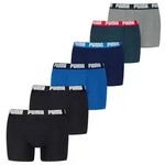 PUMA Herren Boxer Shorts, 6er Pack - Basic Boxer ECOM, Cotton Stretch, Everyday