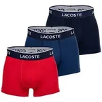 LACOSTE Herren Boxershorts, 3er Pack - Trunks, Casual, Cotton Stretch, Logobund
