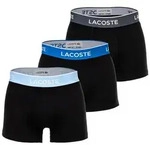 LACOSTE Herren Boxershorts, 3er Pack - Trunks, Casual, Cotton Stretch, Logobund