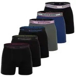 SCOTCH&SODA Herren Boxershorts, 6er Pack - Solid Cotton Stretch...