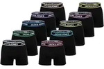 JACK&JONES Herren Boxershorts, 10er Pack - JACLIMES SOLID TRUNKS 10 PACK,