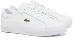 LACOSTE Herren Sneaker - Powercourt 125 , Turnschuhe, Echtleder, Logo Wei&szlig; /...