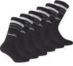 Diadora Unisex Tennissocken - 6er Pack, Logo, Streifen Dunkelblau / 39-42