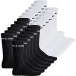 JACK&JONES Herren Tennissocken, 24er Pack - JACLOGO, One Size Schwarz/Wei&szlig; /...