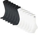PUMA Unisex Sportsocken, 12er Pack - Sport Crew Socken, ECOM, Logo, einfarbig