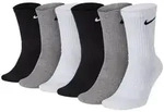 NIKE Unisex 6er Pack Sportsocken - Everyday, Cotton Cushioned Crew, einfarbig