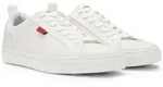 HUGO Herren Sneaker - Morrie Tenn napu, Turnschuh, Schn&uuml;rung, Kunstleder Wei&szlig; EU 42