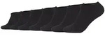 Camano Unisex Socken - Sneaker, einfarbig, 7er Pack Schwarz 43-46