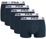 FILA Herren Boxer Shorts, 5er Pack - Logobund, Urban, Cotton Stretch, einfarbig...