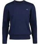 GANT Herren Pullover - CLASSIC COTTON C-NECK, Strickpullover, Rundhals, Baumwolle