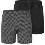 SCHIESSER Herren Jersey-Boxershorts, 2er Pack - 2Pack Boxershorts, Baumwolle,