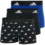 adidas Herren Boxershorts, 3er Pack - Trunks, Active Flex Cotton, Logo, einfarbig