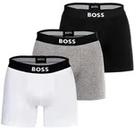 BOSS Herren Boxershorts, 3er Pack - Boxer Brief, Boss One, Cotton Stretch, Logo