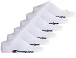 Champion Unisex Sneaker Socken, 6er Pack - Sneaker Socken Basic, Logo Wei&szlig; EU 35-38