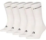 HEAD Unisex Socken, 5er Pack - ELEMENTS ALL SPORTS CREW ECOM, einfarbig Wei&szlig; / 35-38