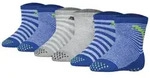 PUMA Baby Unisex Socken, 6er Pack - ABS SOCKS ECOM 6P Grau/Blau 19-22