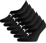PUMA Unisex F&uuml;&szlig;linge, 6er Pack - Footie, einfarbig Schwarz / EUR 35-38
