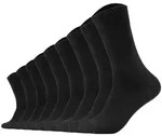 Camano Unisex Socken - Comfort Socks, einfarbig, 9er Pack Schwarz 47-49