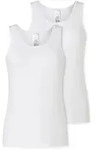 SCHIESSER Damen Tops, 2er Pack - 2Pack Tr&auml;gertops, Unterhemd, Stretch Cotton, uni