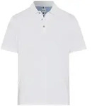 Brax Herren Poloshirt - Pete Hi-Flex Pique, Regular Fit, Stretch Baumwolle Wei&szlig; M