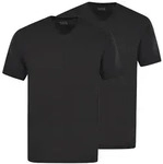 hajo Herren T-Shirt, 2er Pack - Basic, Kurzarm, V-Ausschnitt, Baumwolle, uni...