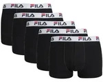 FILA Herren Boxer Shorts, 5er Pack - Logobund, Urban, Cotton Stretch, einfarbig