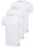 adidas Herren T-Shirt, 3er Pack - Crew Neck Shirt, Active Core Cotton, einfarbig