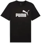 PUMA Herren T-Shirt - ESS No.1 Logo Tee, Rundhals, Kurzarm, uni Schwarz S