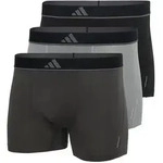 adidas Herren Boxershorts, 3er Pack - Trunks, Active Micro Flex, Logo, einfarbig