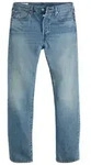 Levi's Herren Jeans - 501 Original, Baumwoll-Denim, L&auml;nge 32, Straight Fit Hellblau