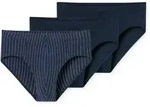 SCHIESSER Herren Slips, 3er Pack - "95/5", Supermini, Cotton Stretch, uni/gestreift