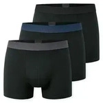 SCHIESSER Herren Boxershorts, 3er Pack - "95/5", Trunks, Cotton Stretch, Logobund