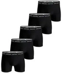 BJ&Ouml;RN BORG Herren Boxershorts, 5er Pack - Cotton Stretch Trunks, Unterhose,