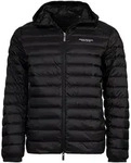 A|X ARMANI EXCHANGE Herren Daunenjacke - Steppjacke mit Kapuze, Rei&szlig;verschluss,