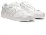 BOSS Herren Sneaker - Rhys Tenn pu, Low-Top Turnschuh, Schn&uuml;rung, Freizeit, Logo