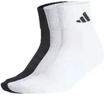 adidas Unisex Quarter Socken, 3er Pack - Cushioned Sportswear Ankle Socks, Logo,