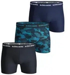 BJ&Ouml;RN BORG Herren Boxershorts, 3er Pack - Cotton Stretch Boxer Trunks, Baumwolle,