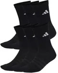 adidas Unisex Socken, 6er Pack - Cushioned Crew Socks, Logo, gepolstert, einfarbig