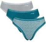 Sloggi Damen Slips, 3er Pack - GO Crush High Leg C3P, Unterhose, Stretch-Baumwolle