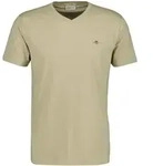 GANT Herren T-Shirt V-Neck, Slim Fit - SLIM SHIELD V-NECK T-SHIRT, Kurzarm,...